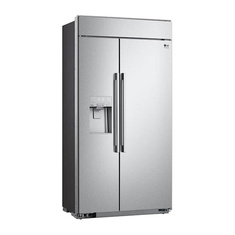 LG Studio 42 in. 25.6 cu. ft. Built-In Smart Counter Depth Side by Side Refrigerator with Ice & Water Dispenser - Stainless Steel, , hires
