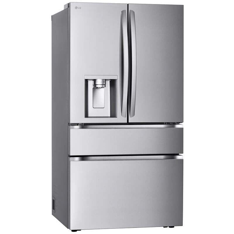LG 36 in. 24.5 cu. ft. Smart Counter Depth 4-Door French Door Refrigerator with Ice & Water Dispenser - PrintProof Stainless Steel, , hires