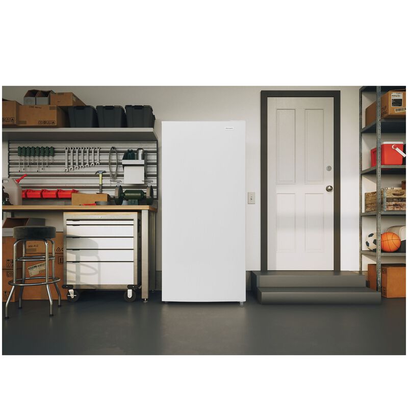 Frigidaire 30 in. 21.0 cu. ft. Garage-Ready Upright Freezer with Adjustable Shelves - White, , hires