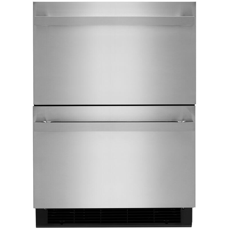 JennAir Noir 24 in. 4.7 cu. ft. Double Refrigerator Drawers - Stainless Steel, , hires