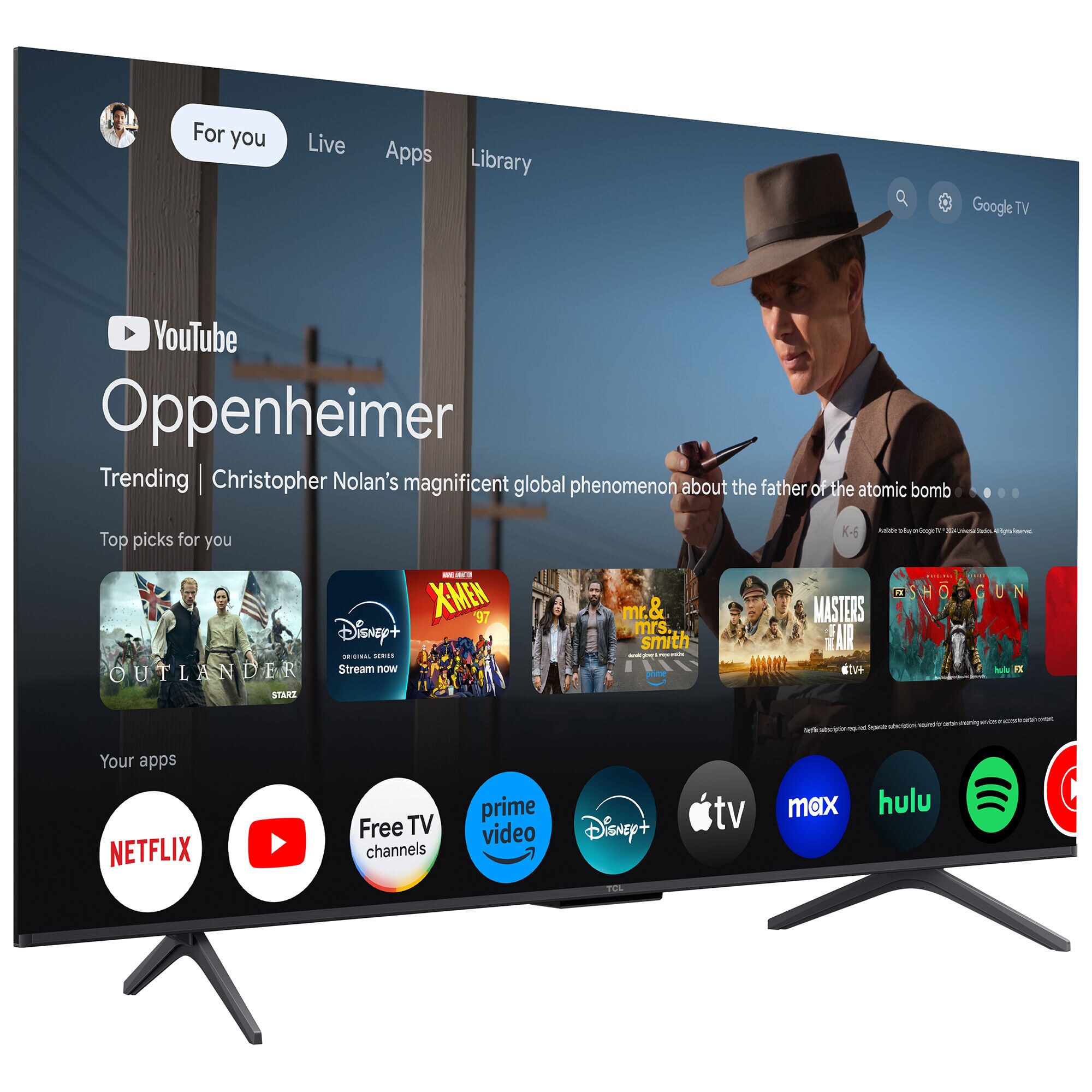 ユォーTCL 50インチ4K GoogleスマートTV Amazon | TCL テレビ 50型 50インチ スマートテレビ Google TV W