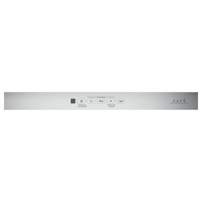 Cafe 30 in. Convertible Chimney Style Range Hood with 350 CFM, 4 Fan Speeds & 2 Halogen Lights - Stainless Steel, , hires