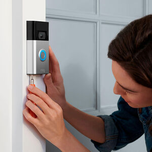 Ring - Video Doorbell 2nd Generation - Satin Nickel, , hires