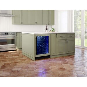 Zephyr Presrv Series 24 in. Undercounter Wine Cooler with Wood Racks, Dual Temperature Zones & 45 Bottle Capacity - Custom Panel Ready, , hires