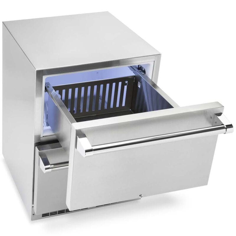 Viking 5 Series 24 in. 5 cu. ft. Outdoor Double Refrigerator Drawers - Stainless Steel, , hires