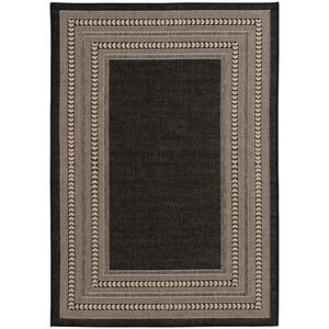Natco Santorini Collection Outdoor Area Rug Sutton 5'x7' - Natural/Pebble, , hires