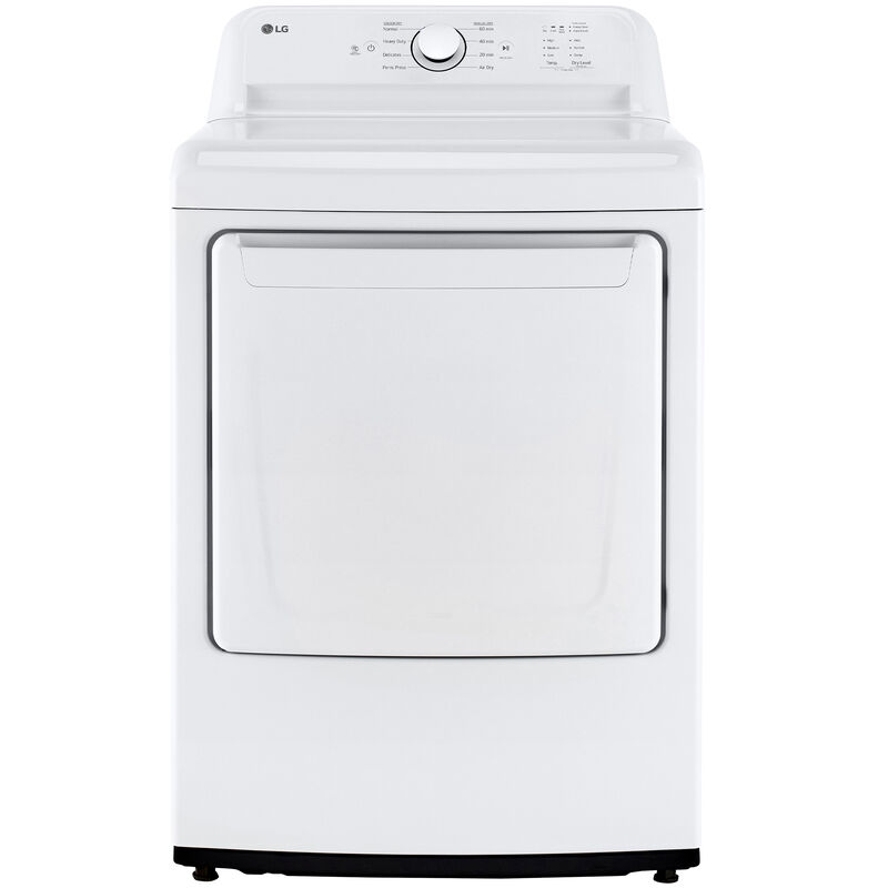 LG 27 in. 7.3 cu. ft. Electric Dryer with Flow Sense Duct Clogging