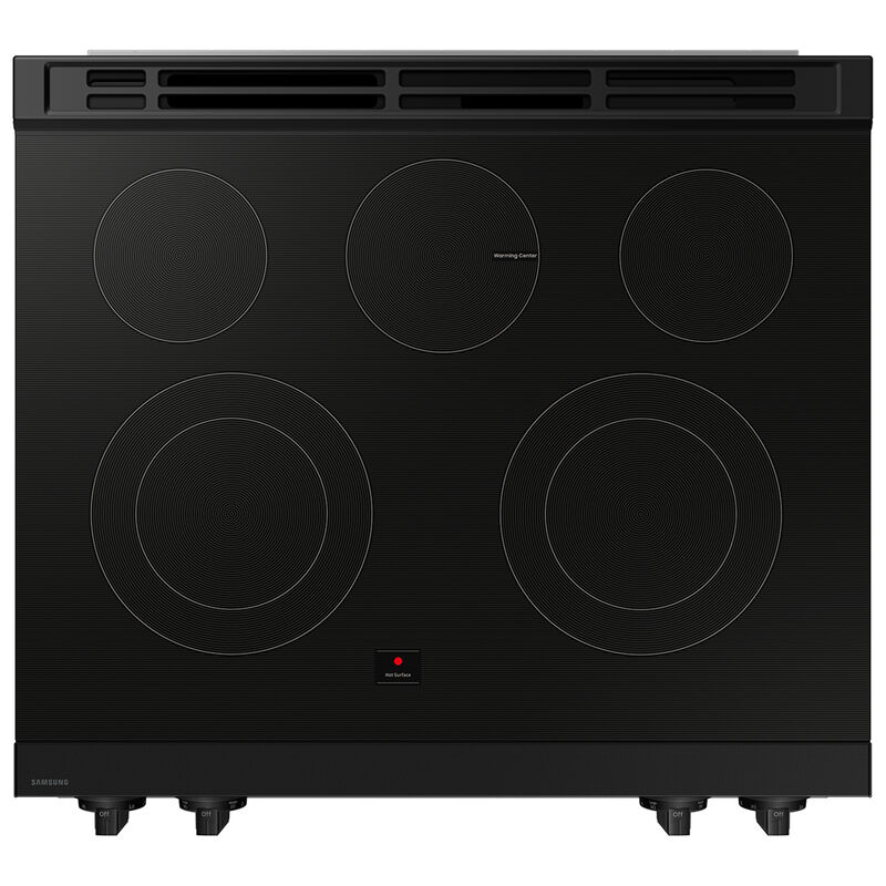 Samsung Bespoke 30 in. 6.3 cu. ft. Smart Oven Slide-In Electric Range with 5 Radiant Burners - Stainless Steel, Stainless Steel, hires