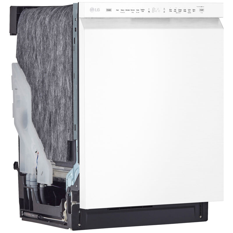 LG LDFC2423W 24 Inch White Built-In Full Console Dishwasher