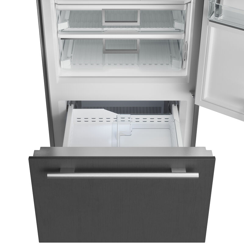 Sub-Zero Classic Series 36 in. Built-In 20.7 cu. ft. Smart Counter Depth Bottom Freezer Refrigerator with Tubular Handles - Stainless Steel, , hires