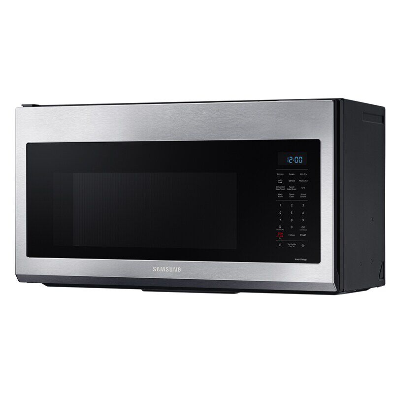 Samsung 30 in. 1.7 cu. ft. 950W Smart Over-the-Range Microwave with 300 CFM & Convection Cooking - Stainless Steel, Stainless Steel, hires