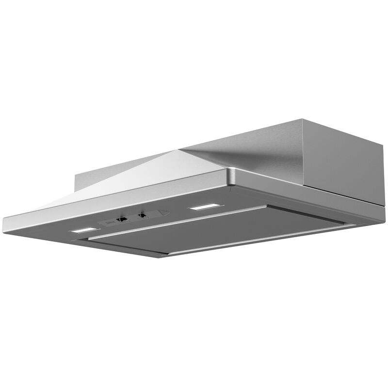 Zephyr 30 in. Standard Style Range Hood with 3 Speed Settings, 400 CFM & 2 LED Lights - Stainless Steel, , hires