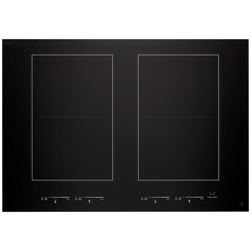 JennAir Oblivian Glass 30 in. 4-Burner Induction Cooktop with Simmer Burner & Power Burner - Black, , hires