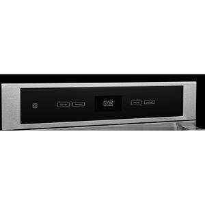 JennAir Rise 27 in. 8.6 cu. ft. Front Control Electric Double Wall Oven with Standard Convection - Stainless Steel, , hires