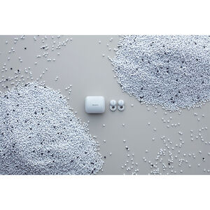 Sony LinkBuds Truly Wireless Earbuds (Smoke White), White, hires