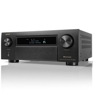 Denon 8K Video & 3D Audio Experience, 11.4 Channel Receiver with Built-in HEOS - Black, , hires