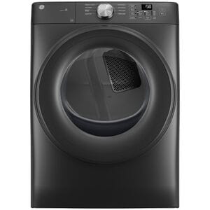 GE 28 in. 7.8 cu. ft. Smart Stackable Gas Dryer with Sanitize Cycle - Carbon Graphite, , hires