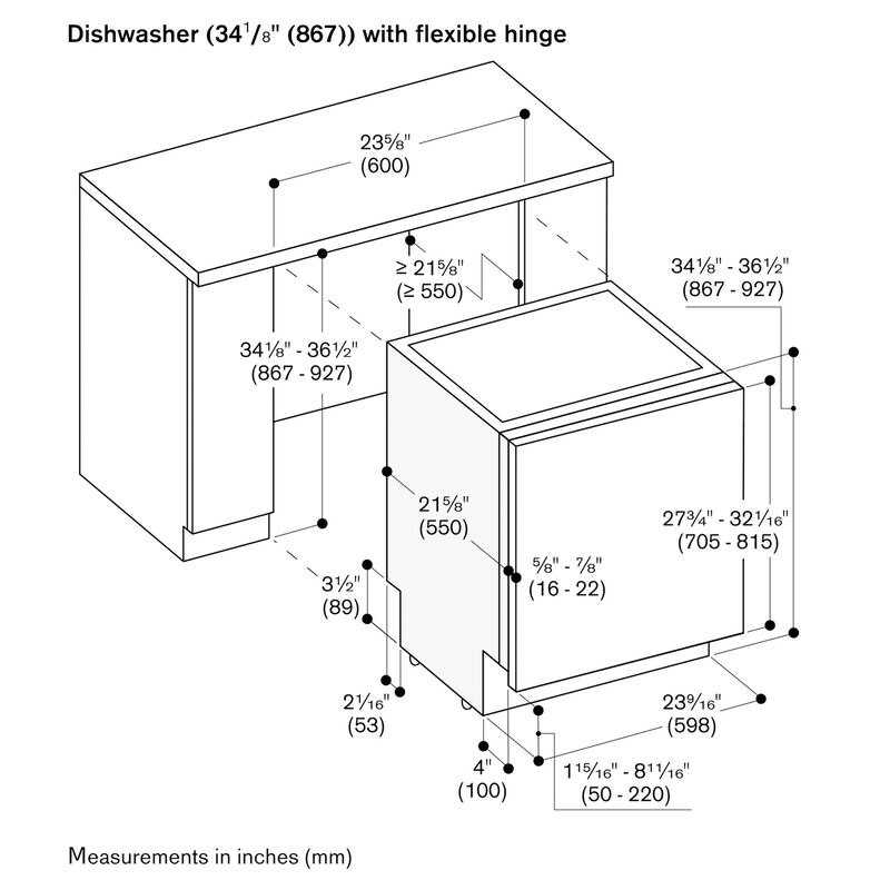 Gaggenau 400 Series 24 in. Smart BuiltIn Dishwasher with Top Control