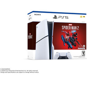 PlayStation 5 Slim Console - Marvel's Spider-Man 2 Bundle - White, , hires