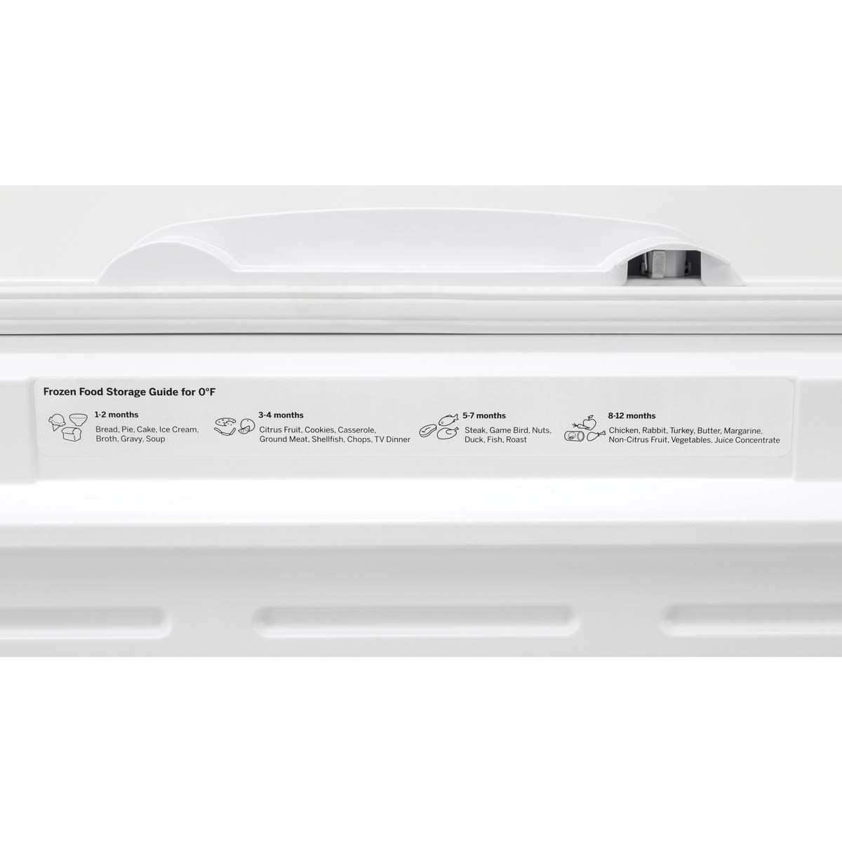 GE 73 in. 21.7 cu. ft. Garage-Ready Chest Freezer - White | P.C.