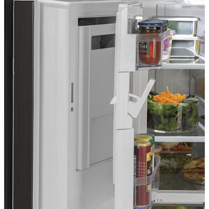 GE 36 in. 25.6 cu. ft. French Door Refrigerator with Ice & Water Dispenser - White, White, hires