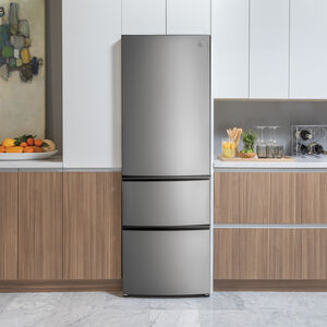 GE 24 in. 11.9 cu. ft. Counter Depth Bottom Freezer Refrigerator - Stainless Steel, , hires