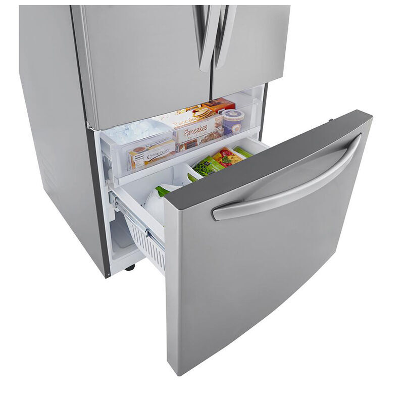 LG 33" 25.1 Cu. Ft. French Door Refrigerator PrintProof Stainless