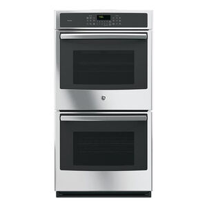 GE Profile 27 in. 8.6 cu. ft. Electric Smart Double Wall Oven with True European Convection & Self Clean - Stainless Steel, , hires