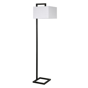 Hudson & Canal Grayson Blackened Bronze Floor Lamp with Square Shade, , hires