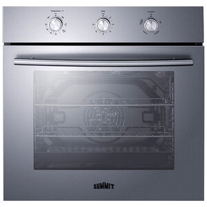Summit 24 in. 2.3 cu. ft. Gas Single Wall Oven with Standard Convection - Stainless Steel, , hires