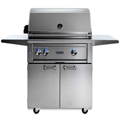Lynx Professional 30 in. 2-Burner Liquid Propane Gas Grill with Rotisserie & Smoker Box - Stainless Steel | L30TRFLP