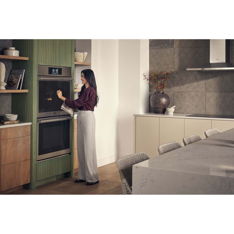LG Studio 30 in. 9.4 cu. ft. Smart Front Control Speed/ SteamElectric Double Wall Oven with True European Convection - Stainless Steel, , hires