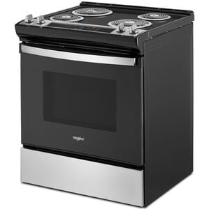 Whirlpool 30 in. 4.8 cu. ft. Electric Range with Coil Burners - Stainless Steel, Stainless Steel, hires
