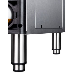 Summit 21 in. Built-In Undercounter Commercial-Use Ice Maker with 27 lb. Ice Storage, Auto-Defrost & Digital Control - Black, , hires