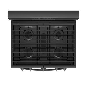 Whirlpool 30 in. 5.8 cu. ft. Convection Oven Freestanding Gas Range with 5 Sealed Burners & Griddle - Black, , hires