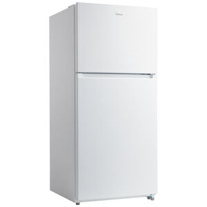 Midea 30 in. 18.1 cu. ft. Garage-Ready Top Freezer Refrigerator - White, White, hires