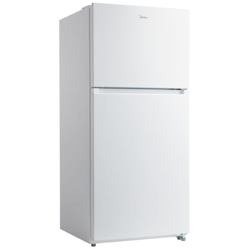 Midea 30 in. 18.1 cu. ft. Garage-Ready Top Freezer Refrigerator - White, White, hires