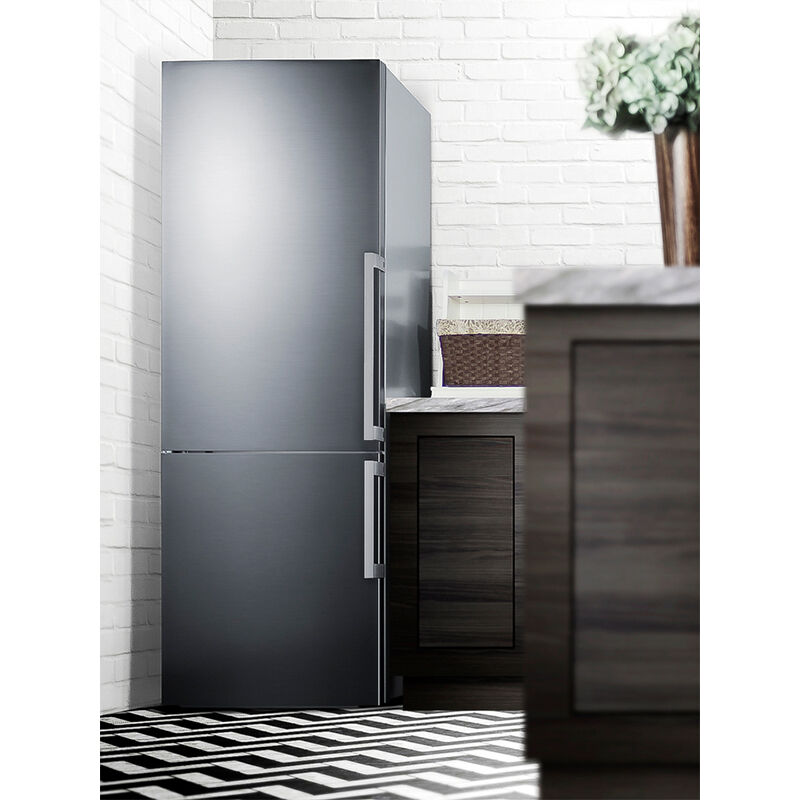 Summit Thin Line Series 28 in. 14.0 cu. ft. Counter Depth Left