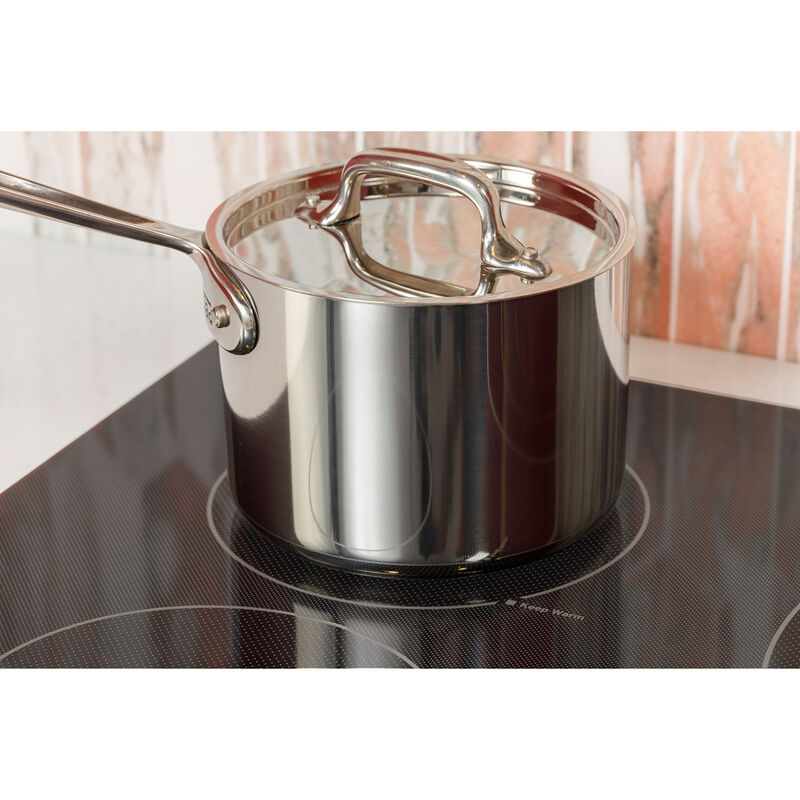 GE 36 in. 5-Burner Electric Cooktop with Simmer Burner & Power Burner - Stainless Steel, , hires