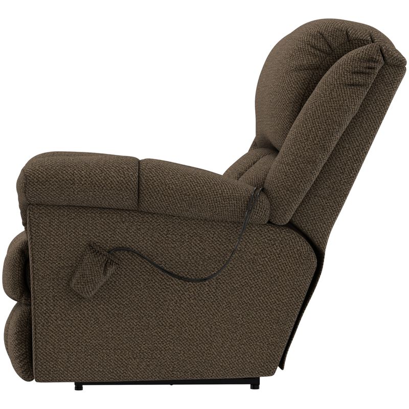 Catnapper Blarney Power Wall Hugger Recliner with Heat & Massage - Chocolate, Chocolate, hires