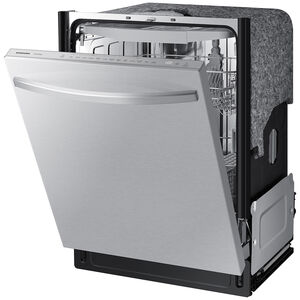 Samsung 24 in. Top Control Smart Dishwasher with 46 dBa Sound Level & 3rd-Rack - Stainless Steel, , hires