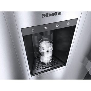 Miele MasterCool Series 24 in. 11.2 cu. ft. Built-in Smart Upright Freezer with Ice-Maker & Adjustable Shelves - Custom Panel Ready, , hires