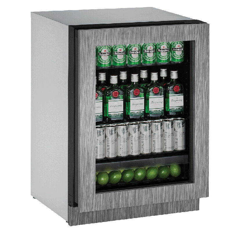 U-Line 2000 Series 24 in. 4.9 cu. ft. Built-In Undercounter Refrigerator - Stainless Steel, Stainless Steel, hires