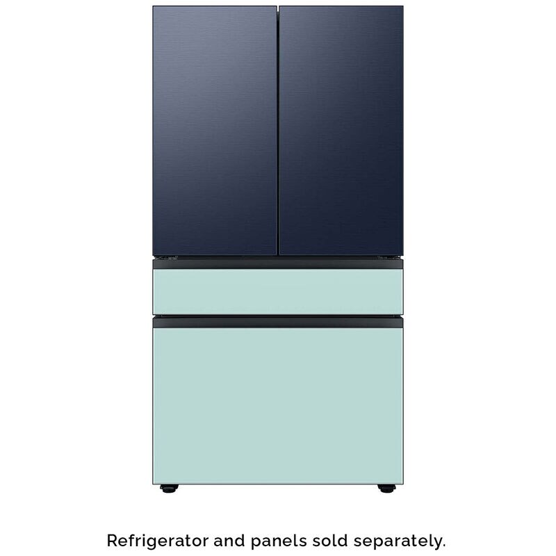 Samsung BESPOKE 4-Door French Door Middle Panel for Refrigerators - Morning Blue Glass, , hires