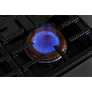 Cafe Commercial-Style 48 in. 8.2 cu. ft. Smart Air Fry True European Convection Double Oven Dual Fuel Range with 6 Sealed Burners & Griddle - Matte White, Matte White, hires