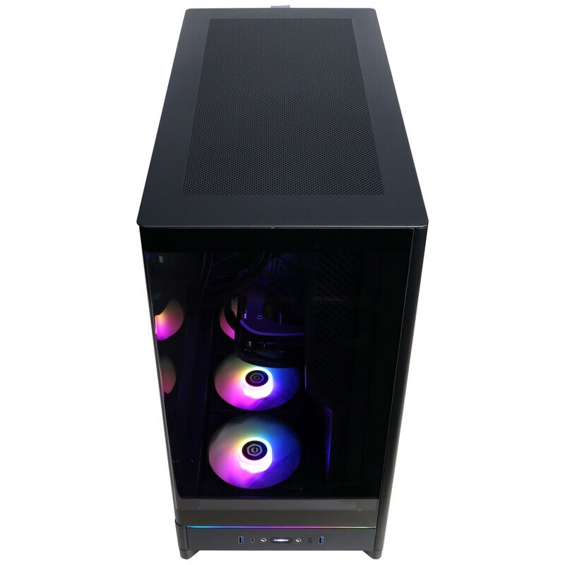 CyberPowerPC Gamer Supreme Liquid Cool SLCAI8200CPGV2 w/ AMD Ryzen 9 9950X 4.3GHz Gaming Computer Tower in Black, , hires