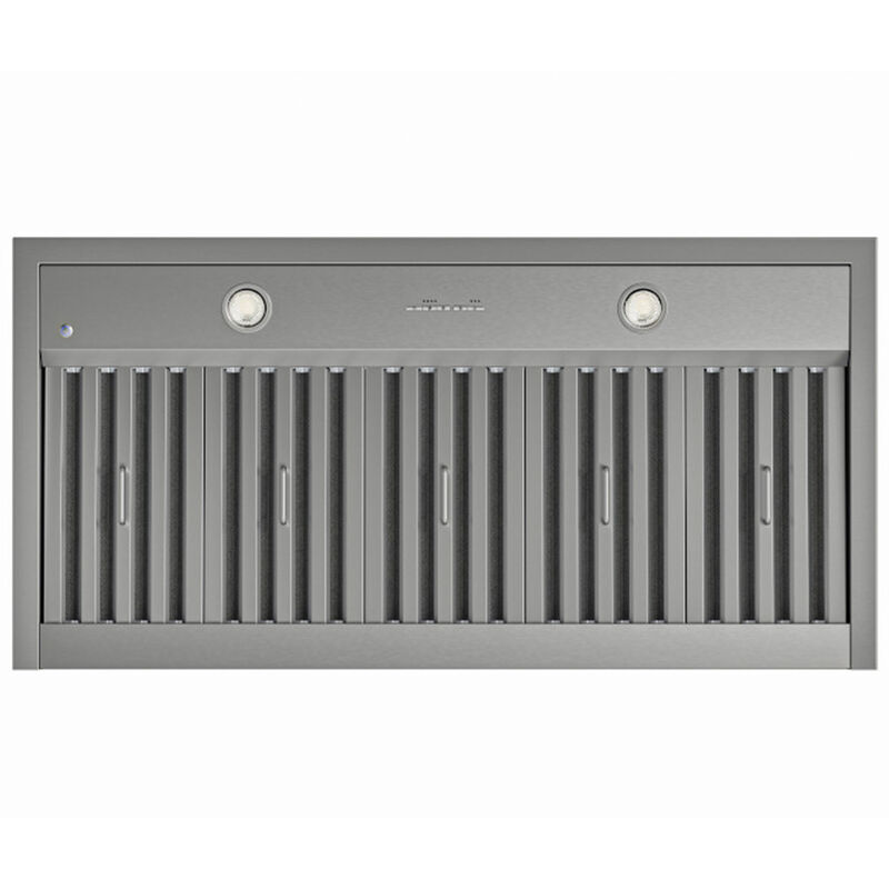 Best 48 in. Chimney Style Range Hood with 4 Speed Settings, 1500 CFM & 2 LED Lights - Stainless Steel, , hires