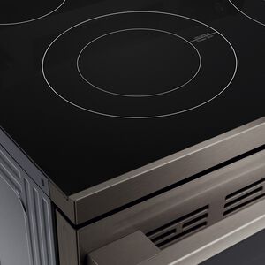 LG 30 in. 6.3 cu. ft. Smart Air-Fry True European Convection Electric Range with Radiant Burners - Black Stainless Steel, , hires