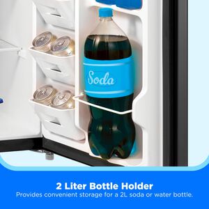 Midea 19 in. 3.3 cu. ft. Mini Fridge - Black, , hires