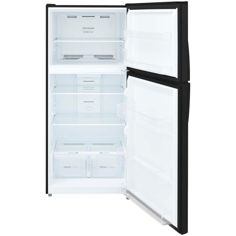 Frigidaire 30 in. 21.6 cu. ft. Garage-Ready Top Freezer Refrigerator - Black, , hires